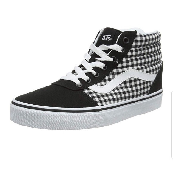 Vans Shoes - New w tags in box Vans Ward Hi Gingham Black Sk8-HI high tops 8 mini check